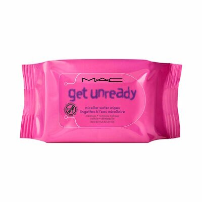 LEN&Ccedil;OS DEMAQUILANTES MAC COM &Aacute;GUA MICELAR GET UNREADY